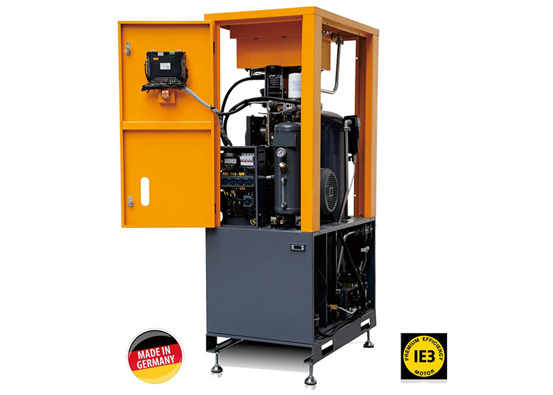7.5KW/10HP 8BAR 10BAR 100L Compact Portable Rotary Screw Air Compressor 1000*660*1800